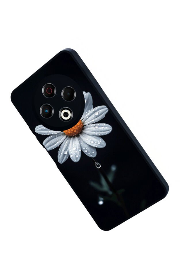 Tecno Spark 30 Uyumlu Cicek Tasarımlı Glossy Premium Kılıf