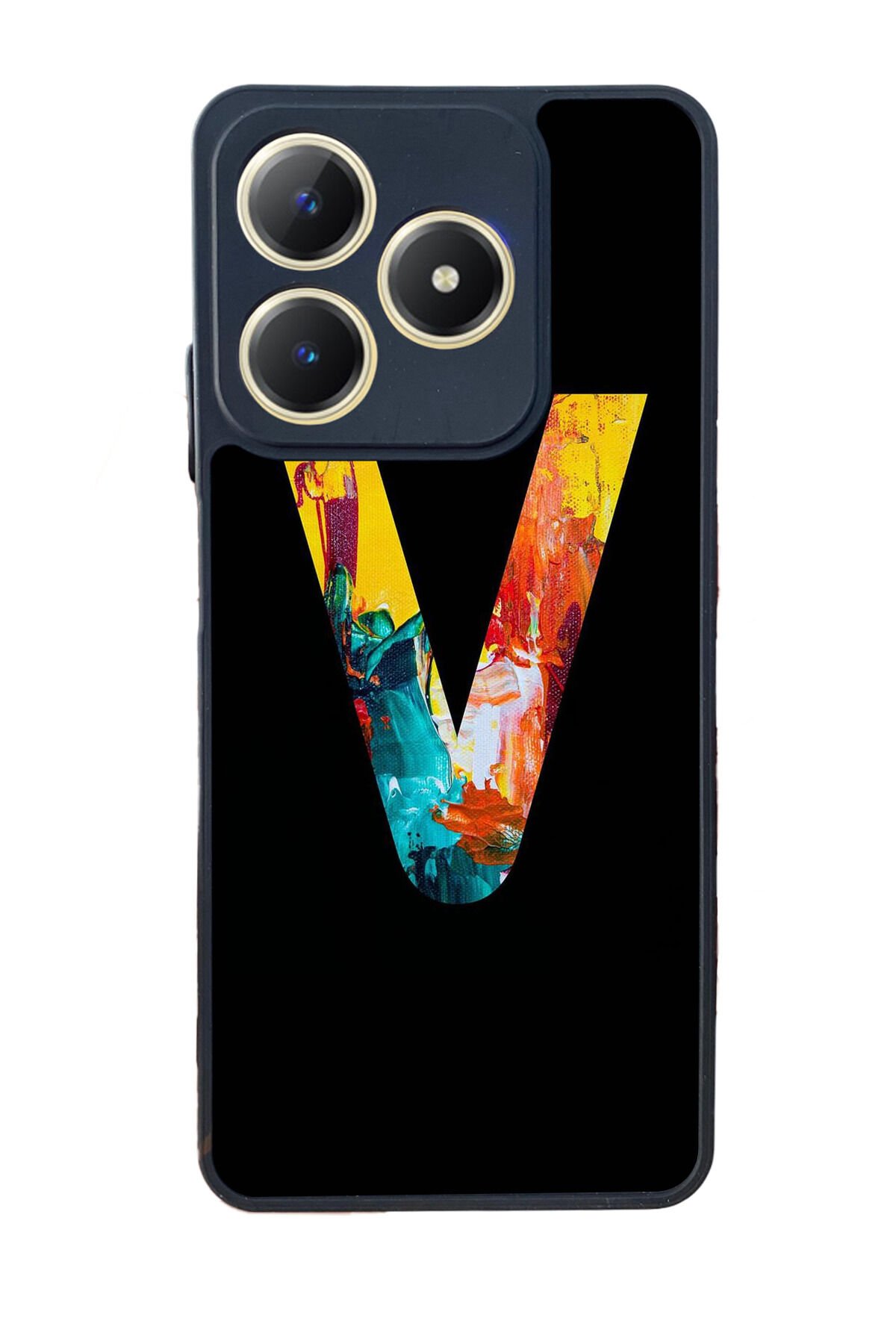 Realme C63 Mat Uyumlu Siyah Kılıf – Yumuşak Silikon, Koruyucu, Şok Emici Kapak