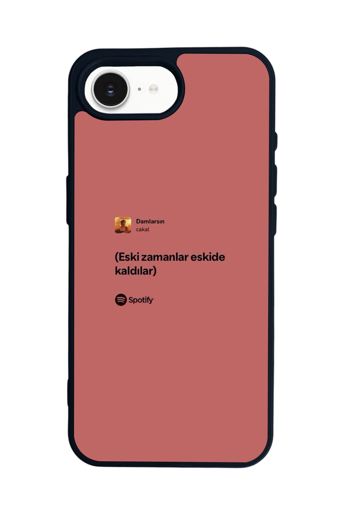 iPhone 16E Uyumlu Sarki Sozleri Tasarımlı Glossy Premium Kılıf