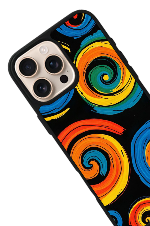 iPhone 14 Pro Max Uyumlu Abstract Tasarımlı Glossy Premium Kılıf