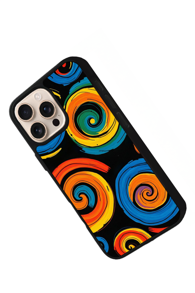 iPhone 14 Pro Max Uyumlu Abstract Tasarımlı Glossy Premium Kılıf