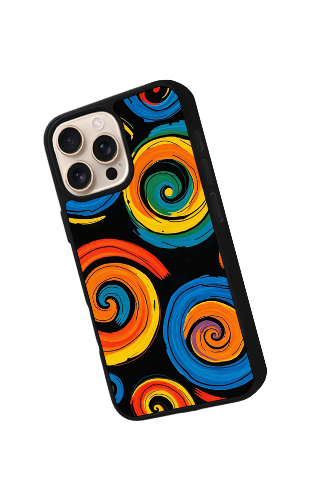 iPhone 14 Pro Max Uyumlu Abstract Tasarımlı Glossy Premium Kılıf