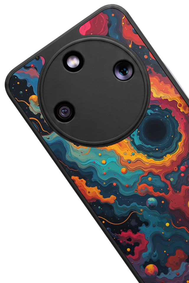 Honor Magic 8 Lite Uyumlu Abstract Tasarımlı Glossy Premium Kılıf