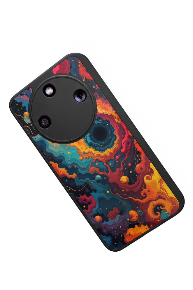 Honor Magic 8 Lite Uyumlu Abstract Tasarımlı Glossy Premium Kılıf