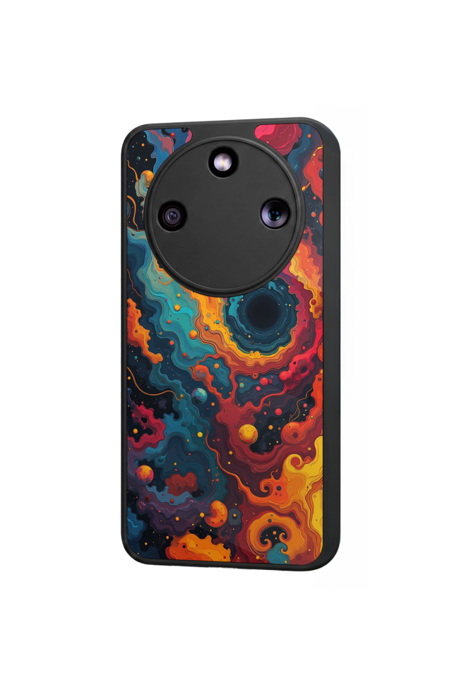 Honor Magic 8 Lite Uyumlu Abstract Tasarımlı Glossy Premium Kılıf