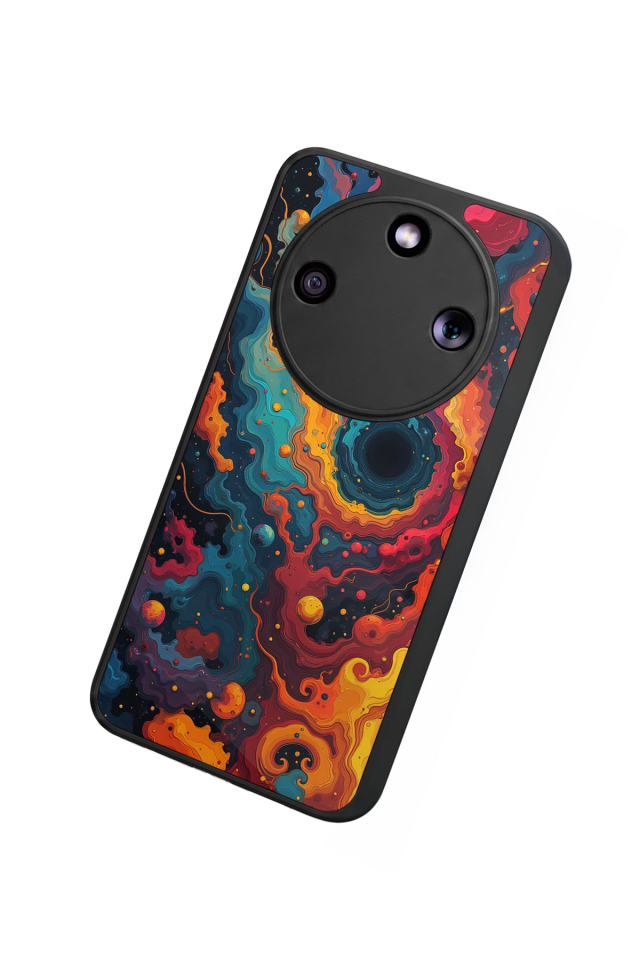 Honor Magic 8 Lite Uyumlu Abstract Tasarımlı Glossy Premium Kılıf