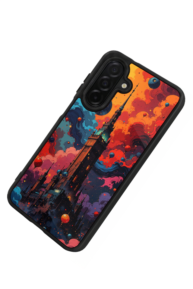 Samsung Galaxy A36 Uyumlu Abstract Tasarımlı Glossy Premium Kılıf