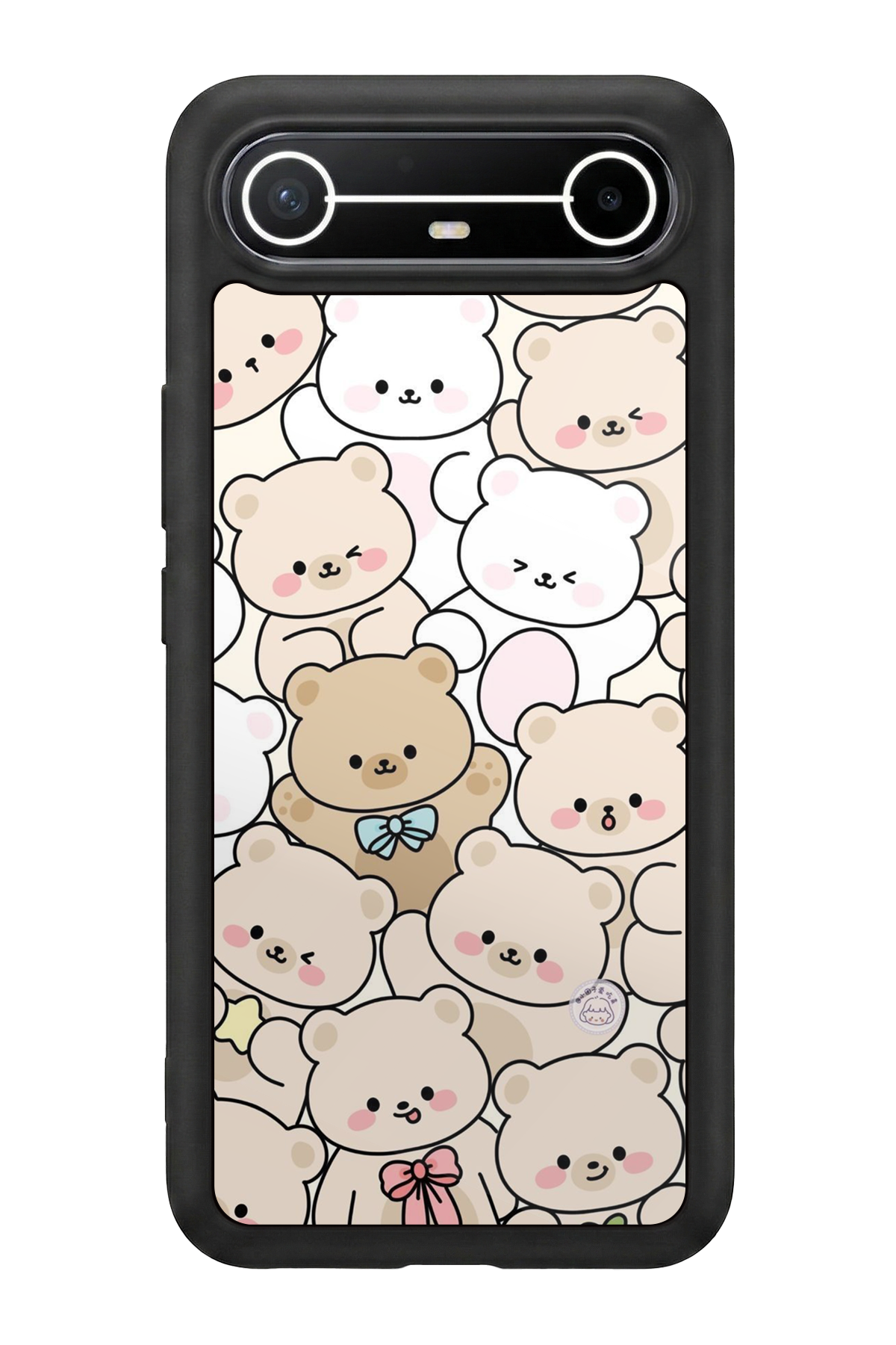 Tecno Spark Slim 5G Uyumlu Ayı Tasarımlı Glossy Premium Kılıf