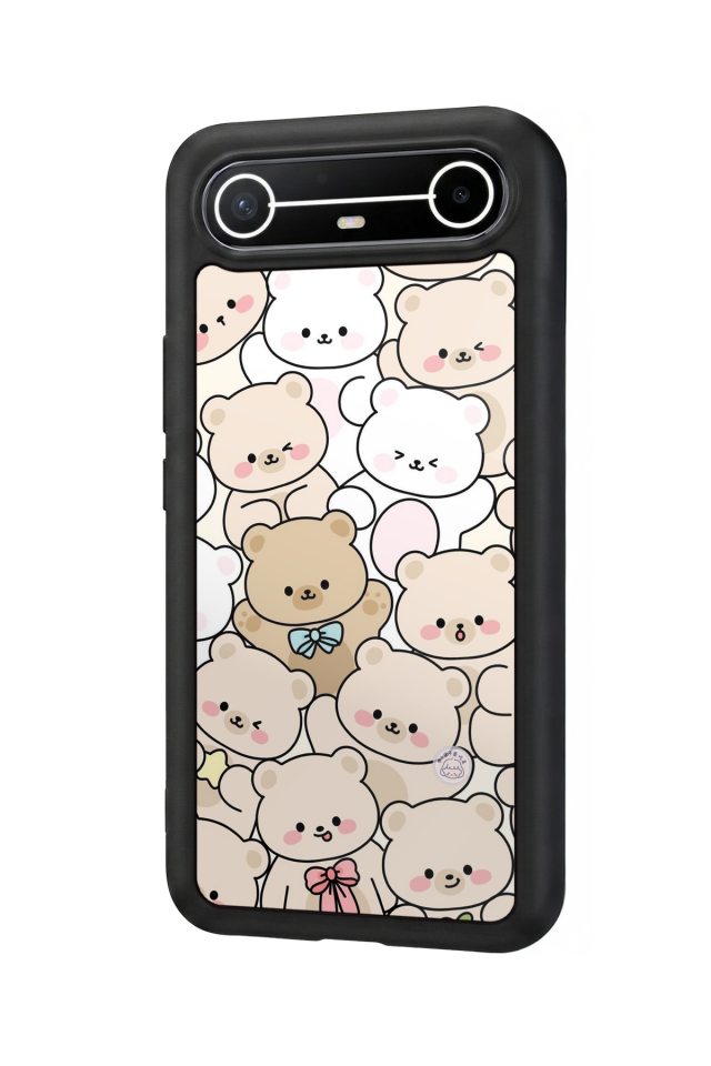 Tecno Spark Slim 5G Uyumlu Ayı Tasarımlı Glossy Premium Kılıf