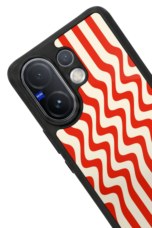 Vivo V60 Uyumlu Çizgi Sanatı Tasarımlı Glossy Premium Kılıf