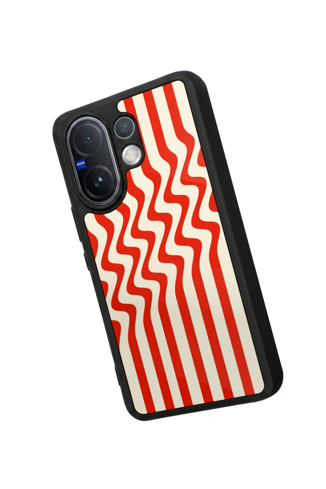 Vivo V60 Uyumlu Çizgi Sanatı Tasarımlı Glossy Premium Kılıf