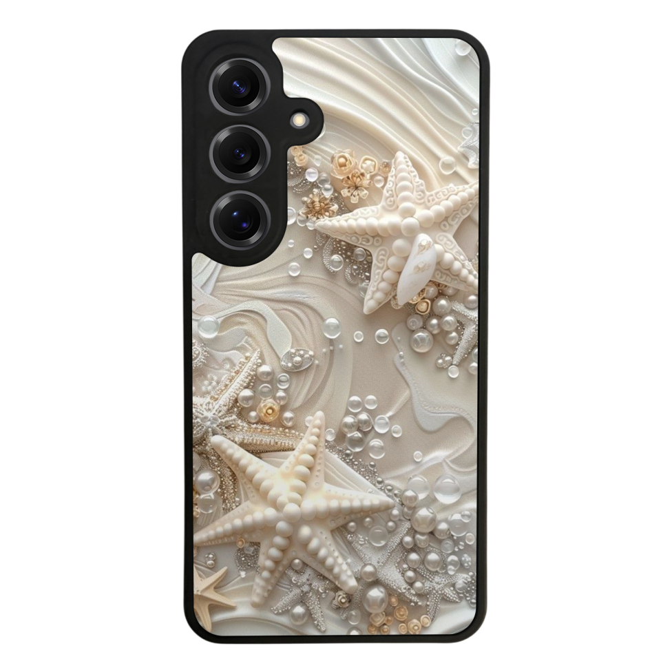 Samsung Galaxy S25 Uyumlu  İnci Tasarımlı Glossy Premium Kılıf