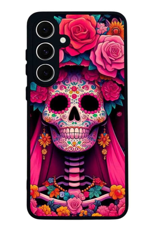 Samsung Galaxy A16 Uyumlu KuruKafa Tasarımlı Glossy Premium Kılıf