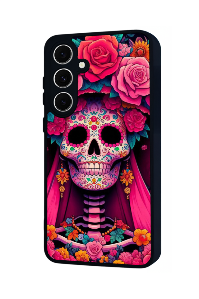 Samsung Galaxy A16 Uyumlu KuruKafa Tasarımlı Glossy Premium Kılıf