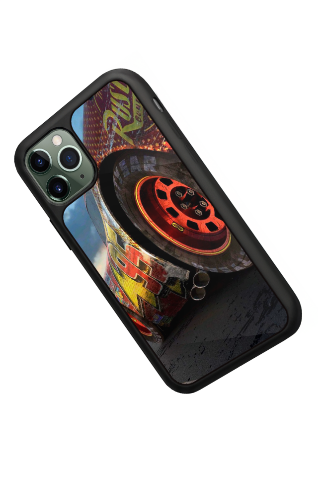 iPhone 11 Pro Uyumlu Şimsek McQueen Tasarımlı Glossy Premium Kılıf