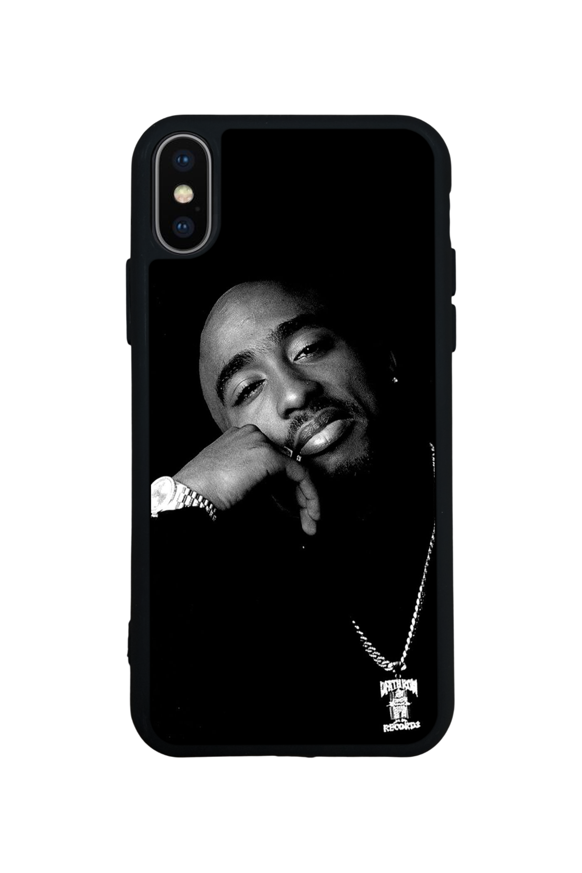 iPhone XS Max Uyumlu Tupac Tasarımlı Glossy Premium Kılıf