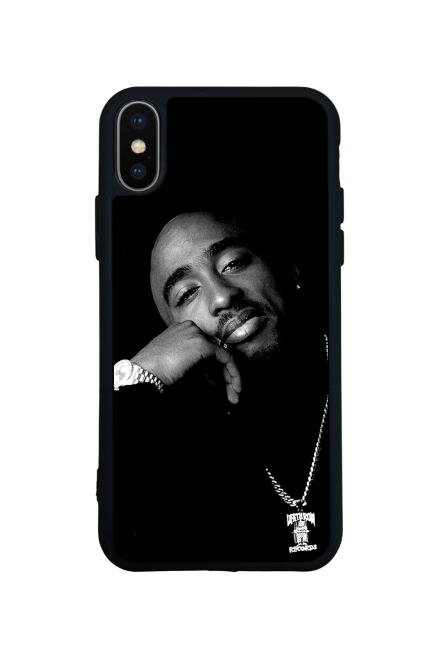 iPhone XS Max Uyumlu Tupac Tasarımlı Glossy Premium Kılıf