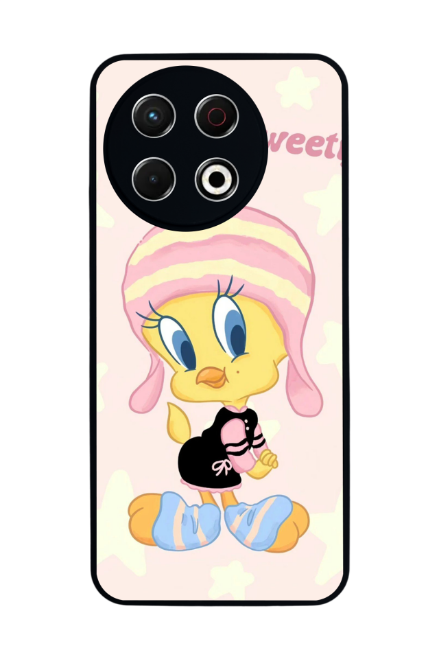 Tecno Spark 30 Pro Uyumlu Tweety Tasarımlı Glossy Premium Kılıf