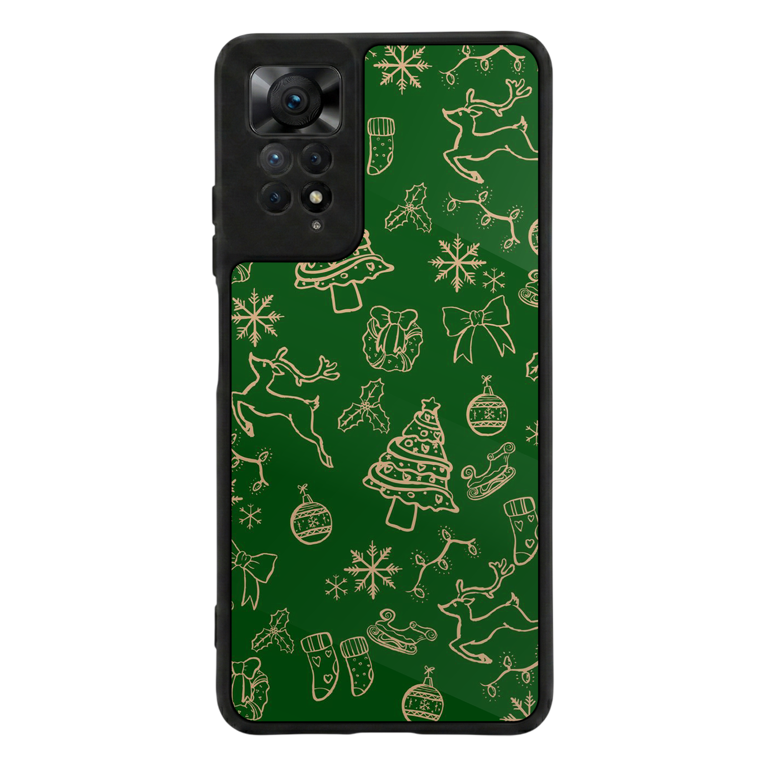 Xiaomi Redmi Note 11 Pro Uyumlu Yilbasi Christmas Tasarımlı Glossy Premium Kılıf