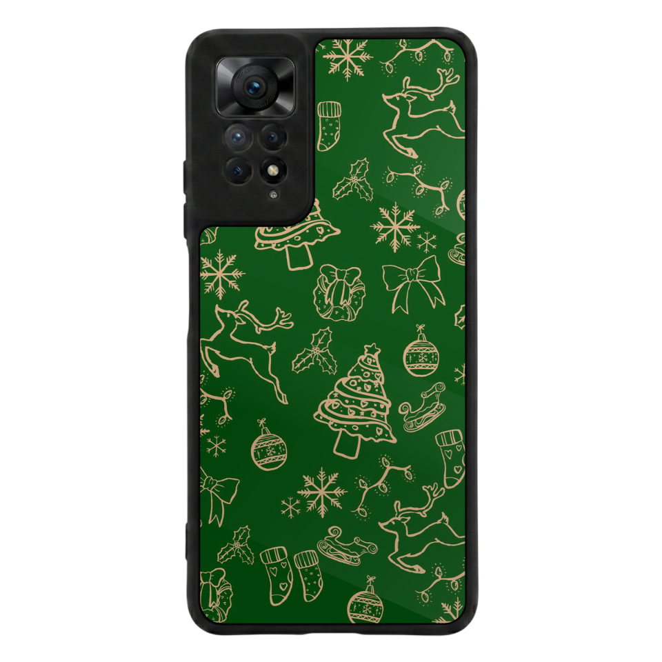 Xiaomi Redmi Note 11 Pro Uyumlu Yilbasi Christmas Tasarımlı Glossy Premium Kılıf