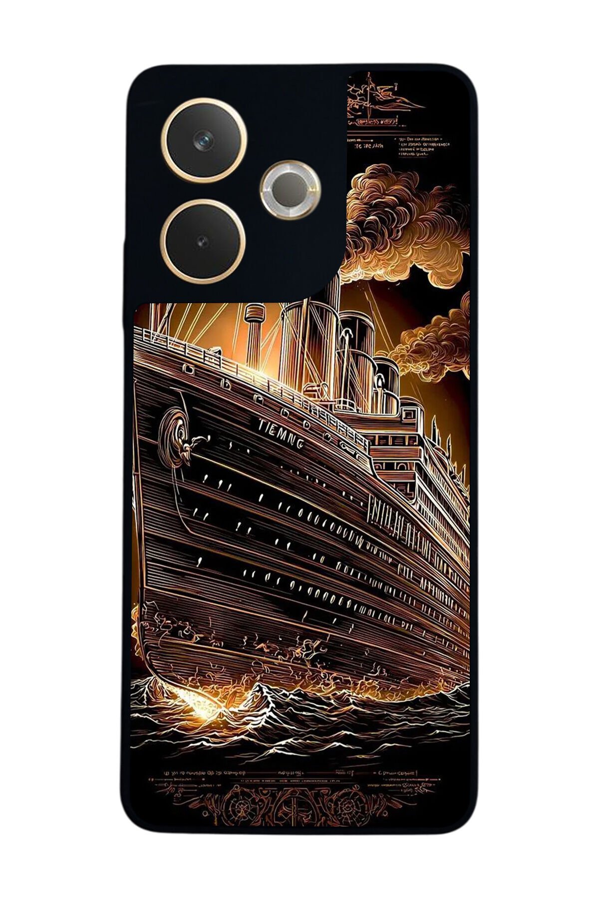 Oppo A5 Pro Uyumlu Korsan Tasarımlı Glossy Premium Kılıf