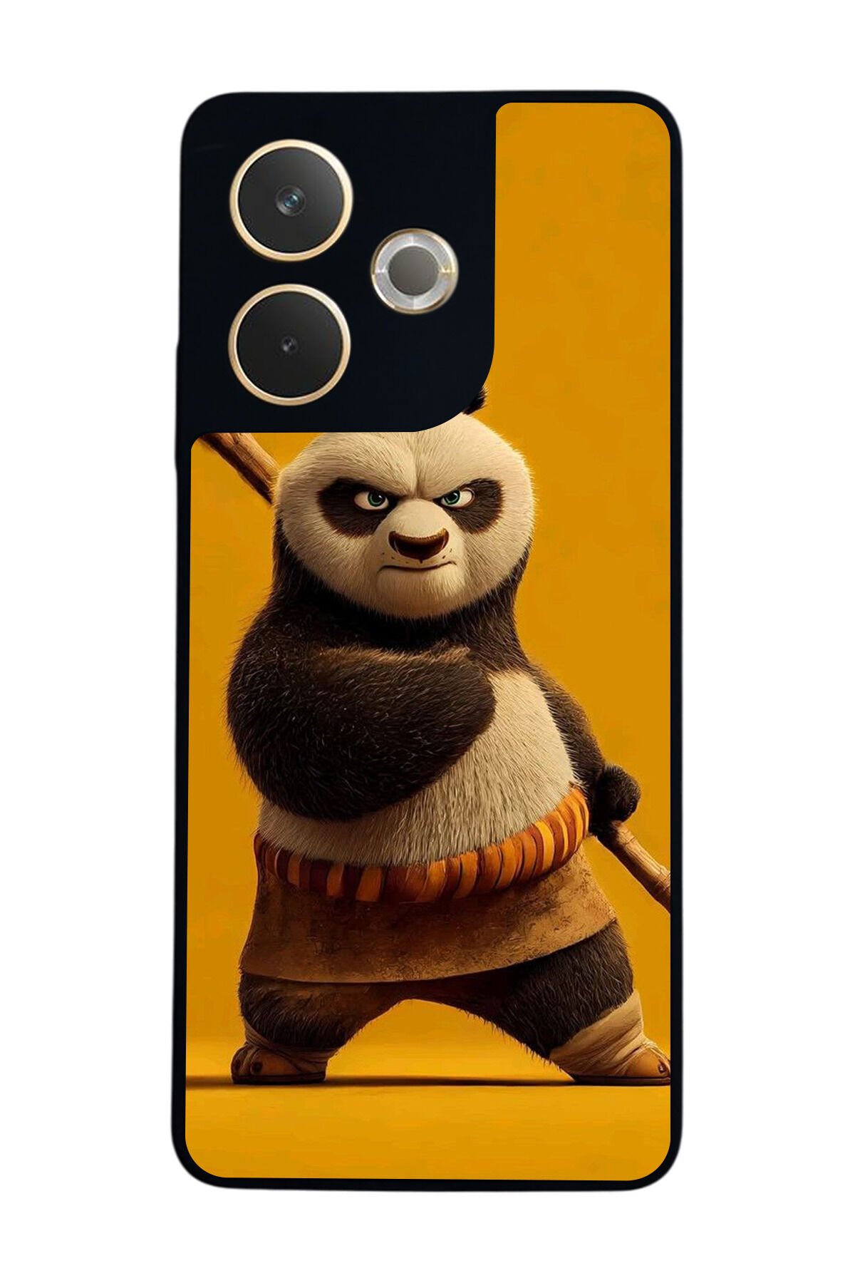Oppo A5 Pro Uyumlu Kung Fu Panda Tasarımlı Glossy Premium Kılıf