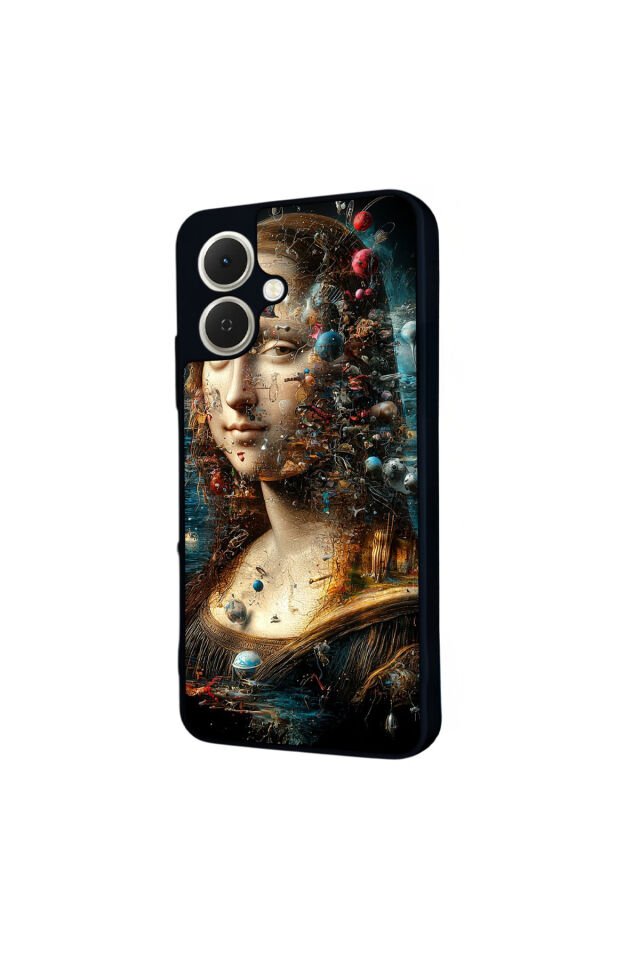 Tecno Spark GO 2 Uyumlu Monalisa Tasarımlı Glossy Premium Kılıf