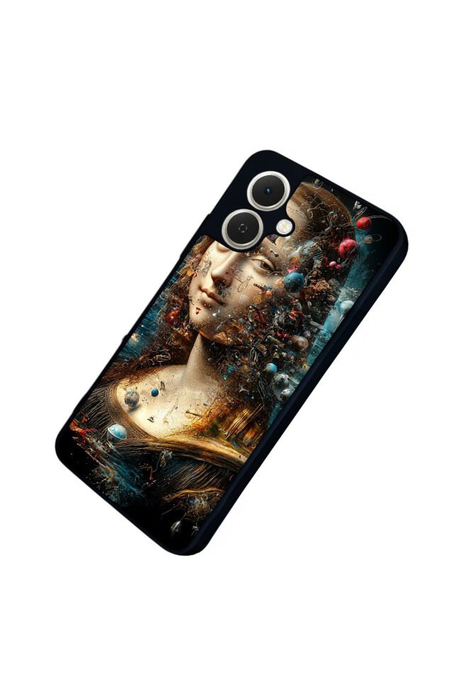 Tecno Spark GO 2 Uyumlu Monalisa Tasarımlı Glossy Premium Kılıf