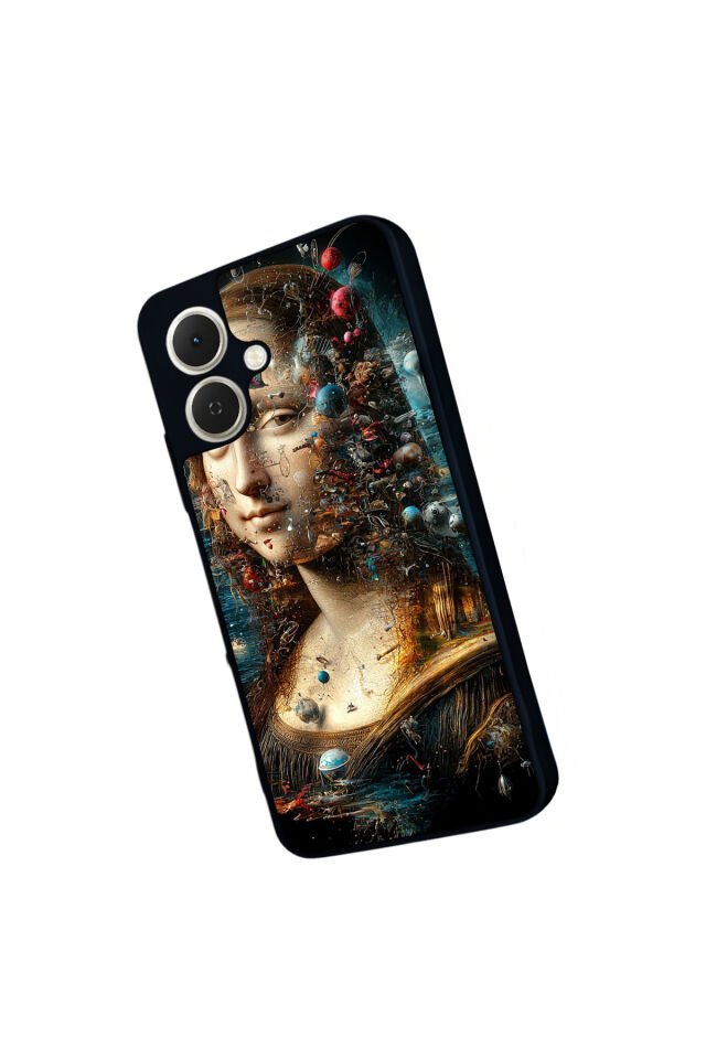 Tecno Spark GO 2 Uyumlu Monalisa Tasarımlı Glossy Premium Kılıf