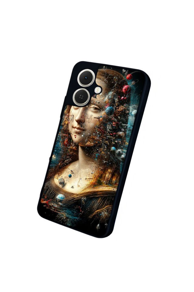 Tecno Spark GO 2 Uyumlu Monalisa Tasarımlı Glossy Premium Kılıf