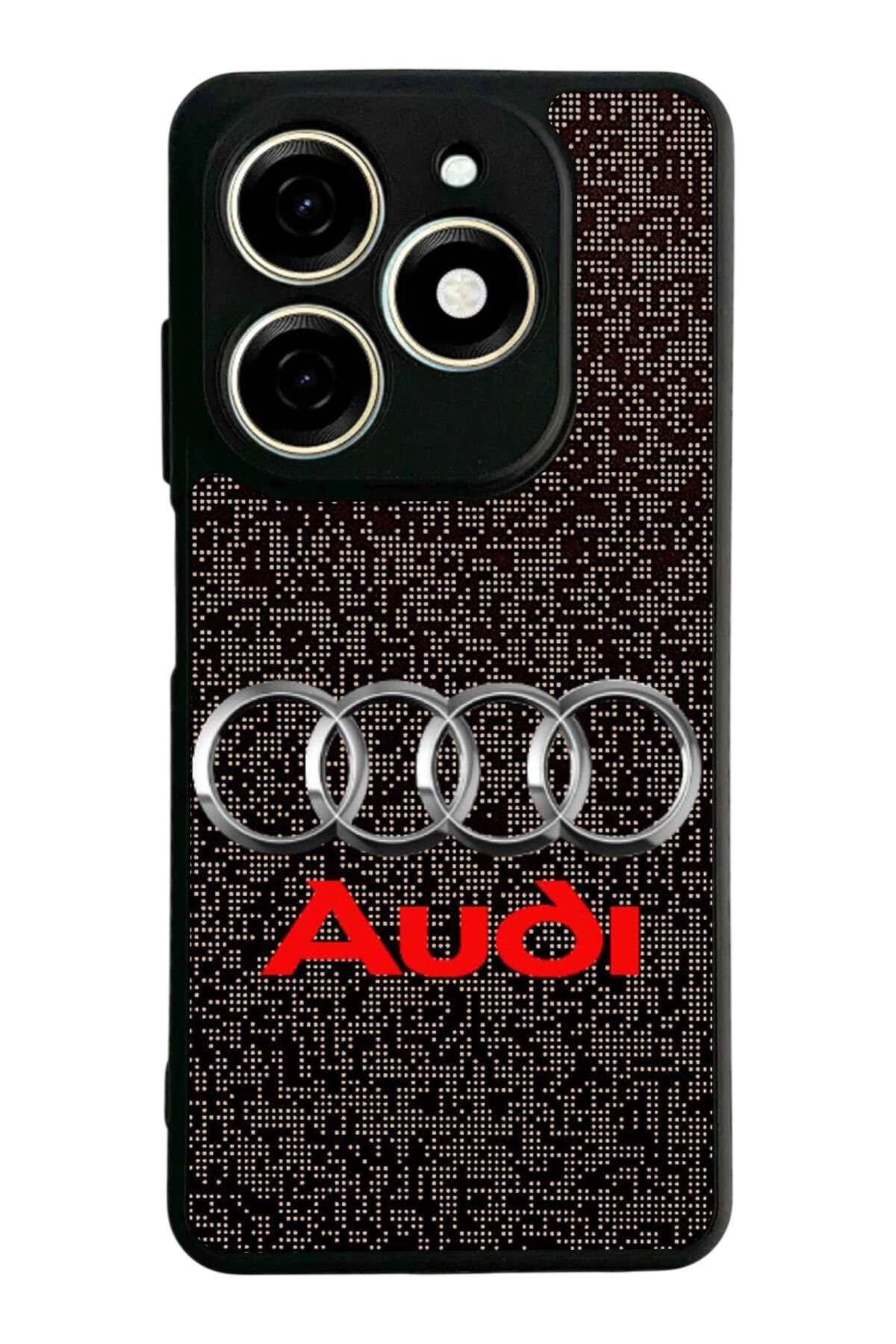 Tecno Spark 20/20C Uyumlu Audi Tasarımlı Glossy Premium Kılıf