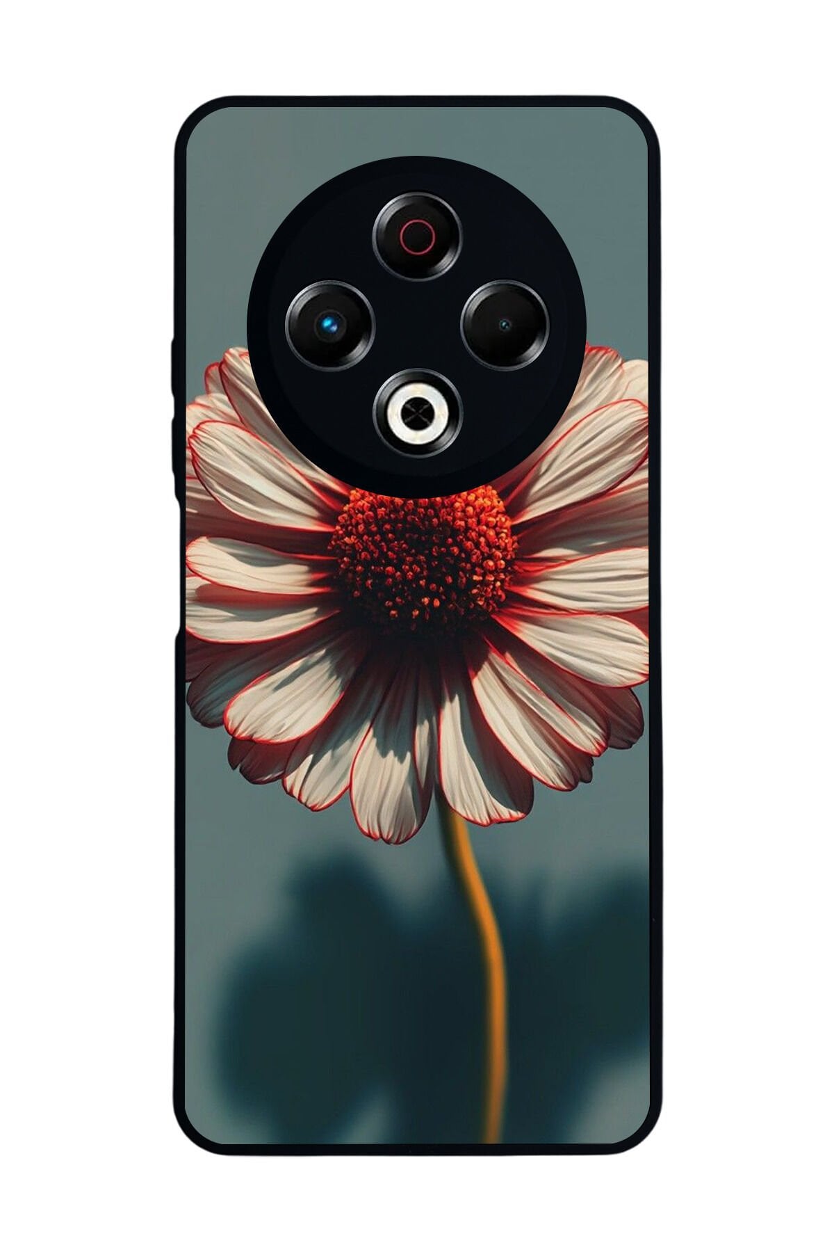 Tecno Spark 30 Uyumlu Cicek Tasarımlı Glossy Premium Kılıf