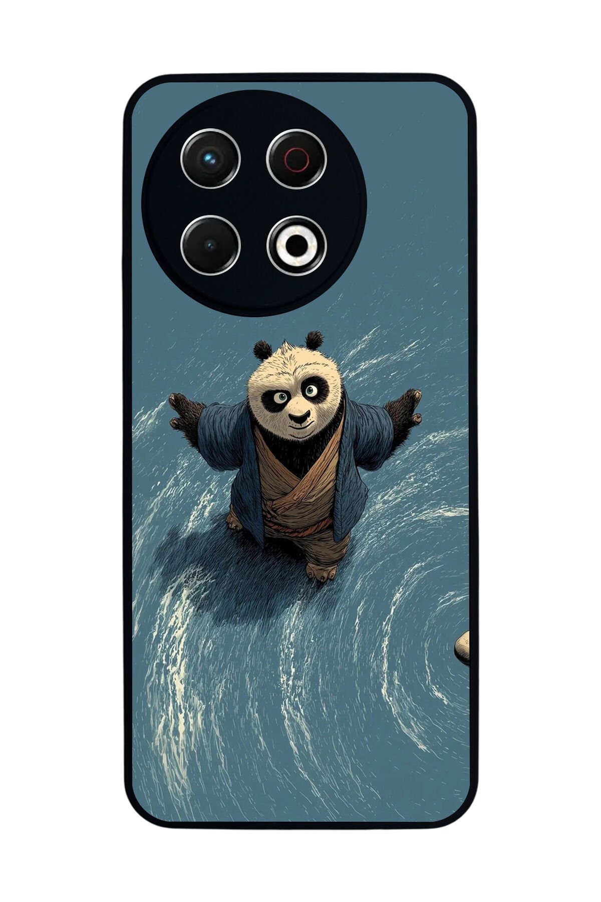 Tecno Spark 30 Pro Uyumlu Kung Fu Panda Tasarımlı Glossy Premium Kılıf