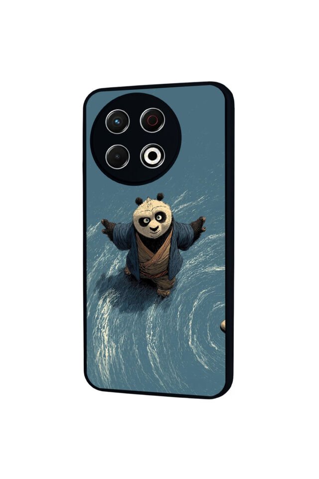 Tecno Spark 30 Pro Uyumlu Kung Fu Panda Tasarımlı Glossy Premium Kılıf
