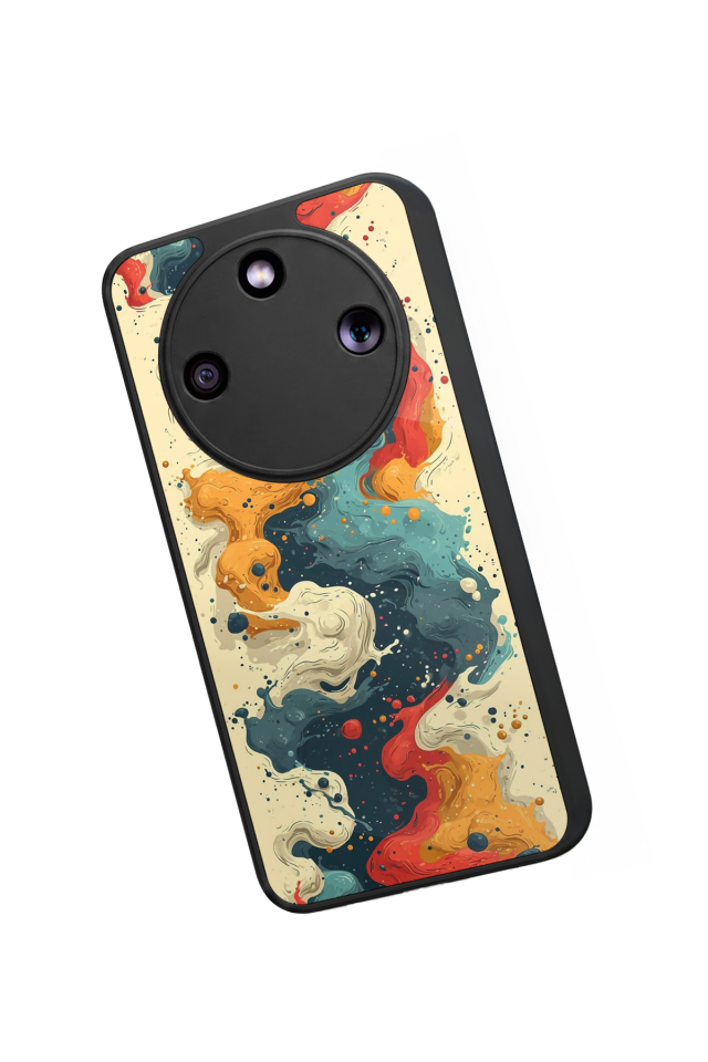 Honor Magic 8 Lite Uyumlu Abstract Tasarımlı Glossy Premium Kılıf