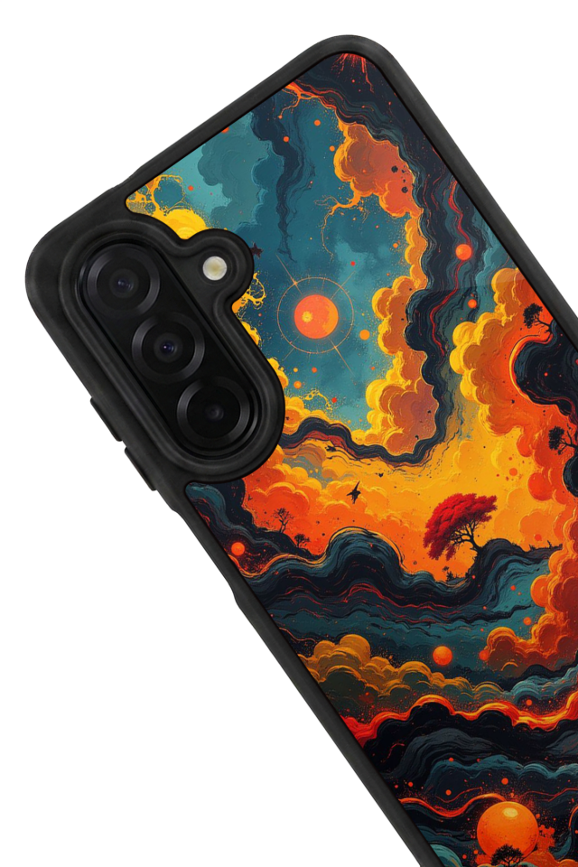 Samsung Galaxy A36 Uyumlu Abstract Tasarımlı Glossy Premium Kılıf