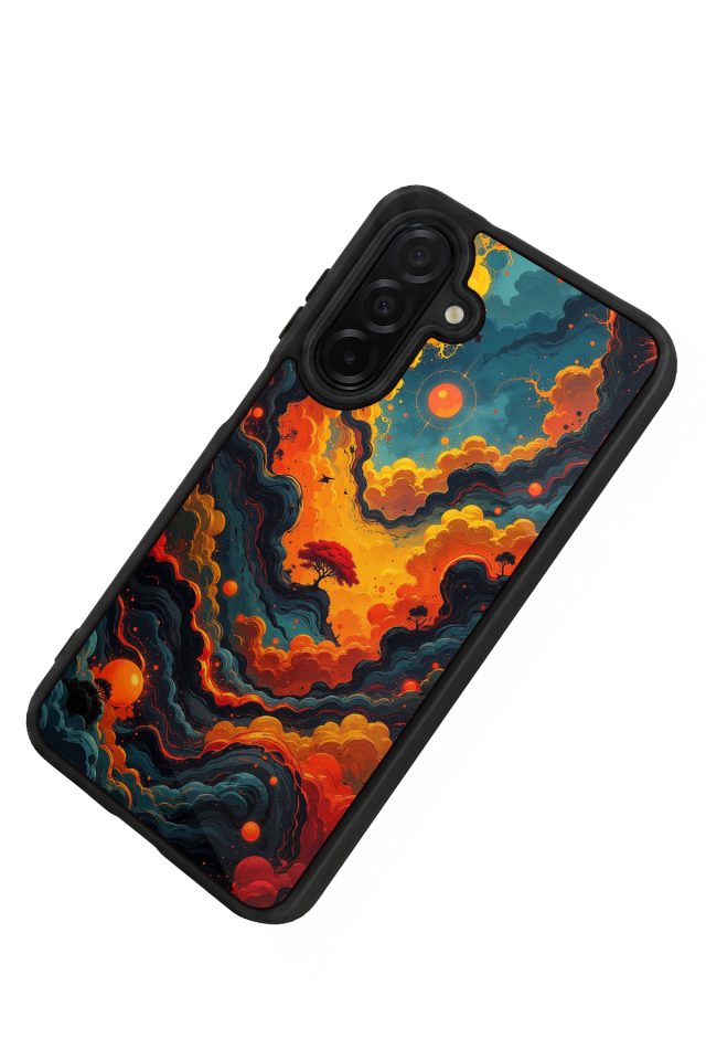 Samsung Galaxy A36 Uyumlu Abstract Tasarımlı Glossy Premium Kılıf
