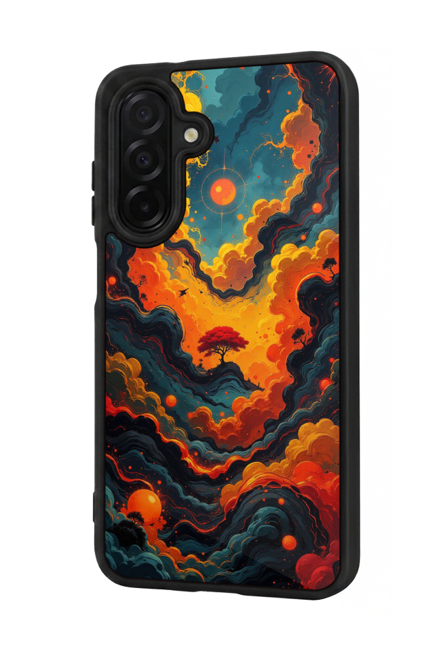 Samsung Galaxy A36 Uyumlu Abstract Tasarımlı Glossy Premium Kılıf