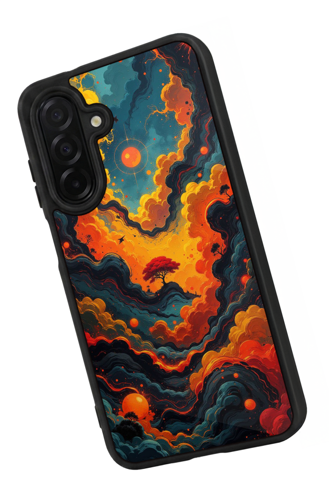Samsung Galaxy A36 Uyumlu Abstract Tasarımlı Glossy Premium Kılıf
