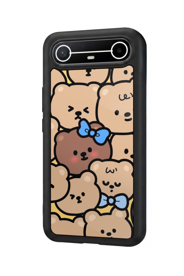 Tecno Spark Slim 5G Uyumlu Ayı Tasarımlı Glossy Premium Kılıf