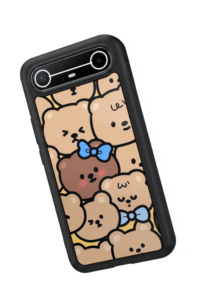 Tecno Spark Slim 5G Uyumlu Ayı Tasarımlı Glossy Premium Kılıf