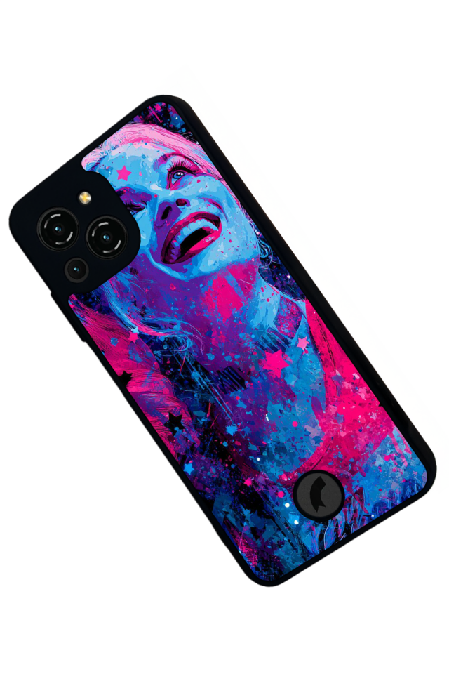 Reeder S23 Pro Max Uyumlu HarleyQueen Tasarımlı Glossy Premium Kılıf