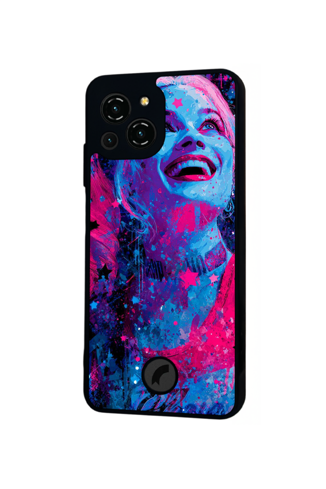 Reeder S23 Pro Max Uyumlu HarleyQueen Tasarımlı Glossy Premium Kılıf