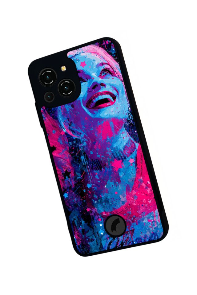 Reeder S23 Pro Max Uyumlu HarleyQueen Tasarımlı Glossy Premium Kılıf