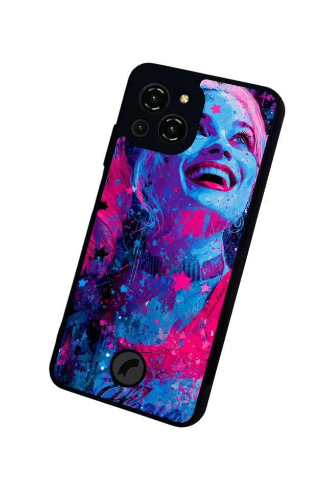 Reeder S23 Pro Max Uyumlu HarleyQueen Tasarımlı Glossy Premium Kılıf