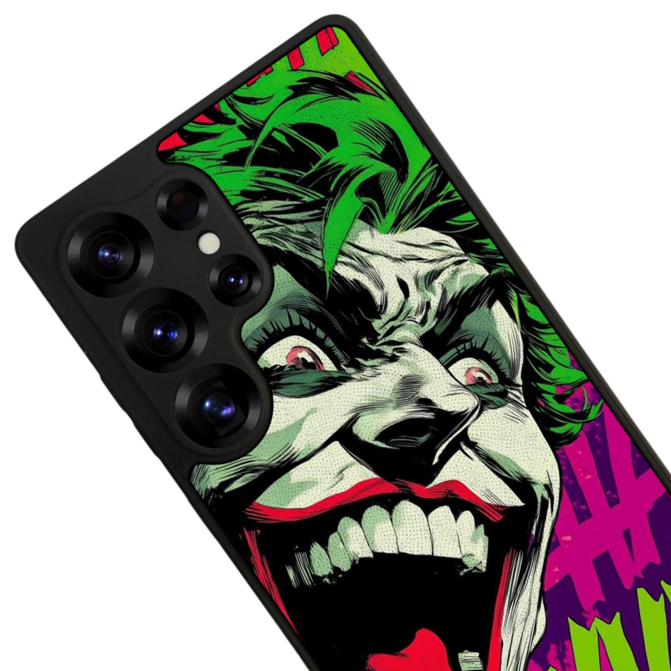Samsung Galaxy S25 Ultra Uyumlu Joker Tasarımlı Glossy Premium Kılıf