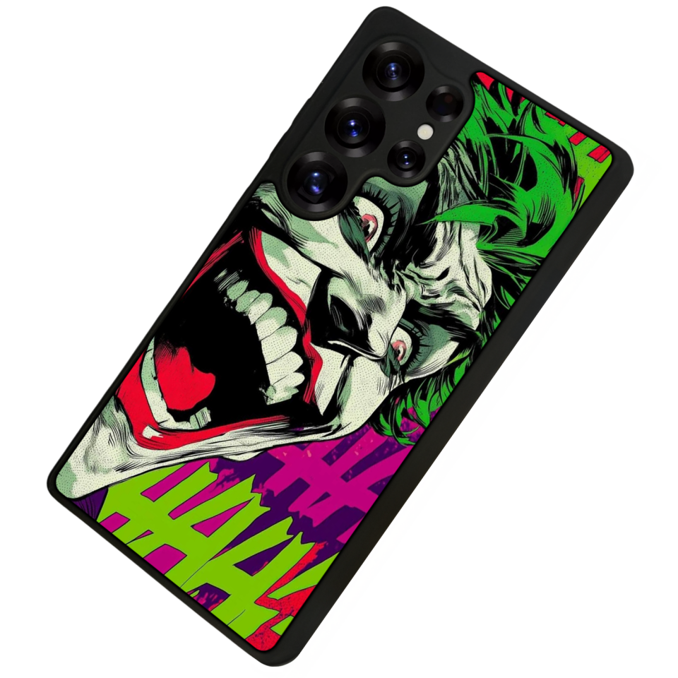 Samsung Galaxy S25 Ultra Uyumlu Joker Tasarımlı Glossy Premium Kılıf