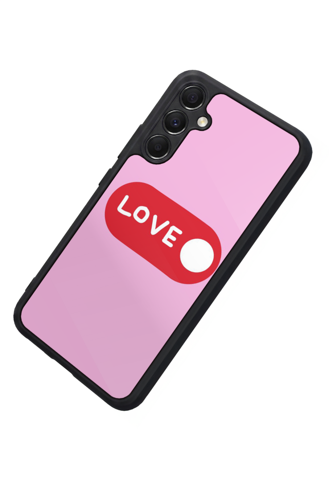 Samsung Galaxy M34 Uyumlu Kalp Love Tasarımlı Glossy Premium Kılıf