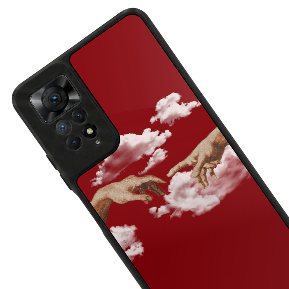 Xiaomi Redmi Note 12 Pro Uyumlu Kirmizi Tasarımlı Glossy Premium Kılıf