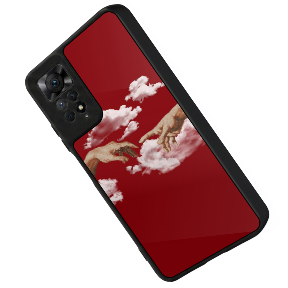 Xiaomi Redmi Note 12 Pro Uyumlu Kirmizi Tasarımlı Glossy Premium Kılıf